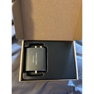 Digital Optical Coax to Analog RCA Audio Converter Adapter